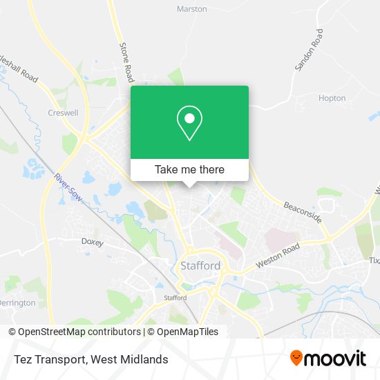 Tez Transport map
