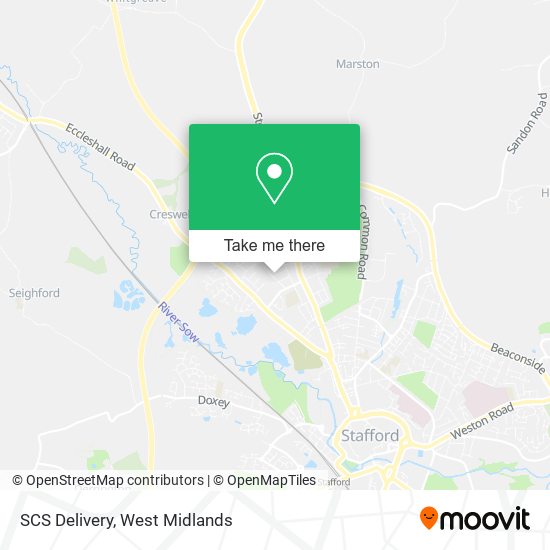 SCS Delivery map