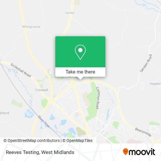 Reeves Testing map