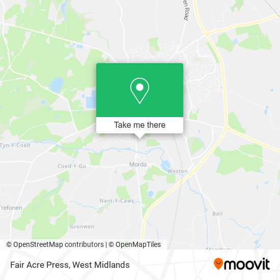 Fair Acre Press map