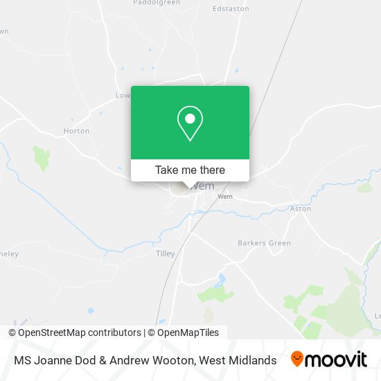 MS Joanne Dod & Andrew Wooton map