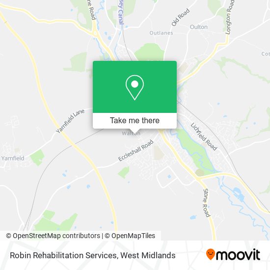 Robin Rehabilitation Services map