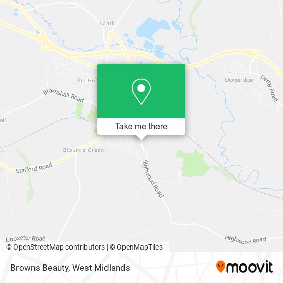 Browns Beauty map