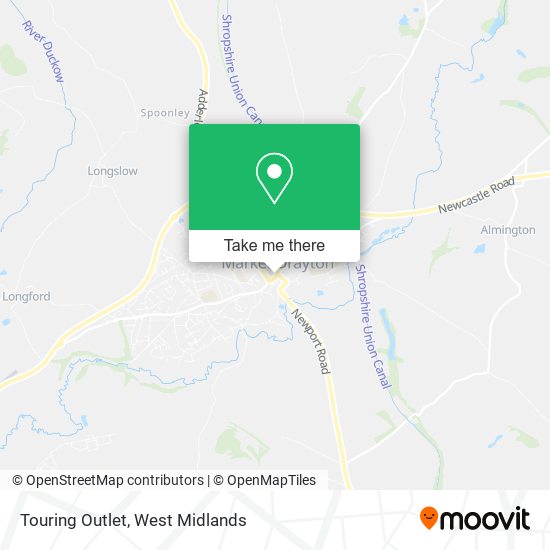 Touring Outlet map
