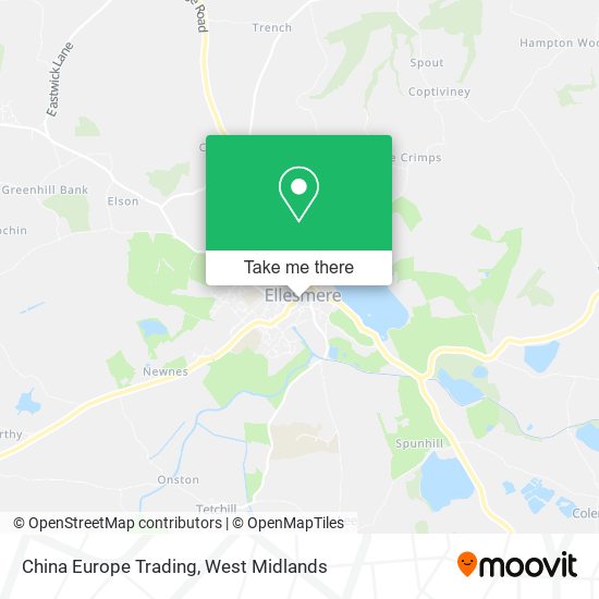 China Europe Trading map