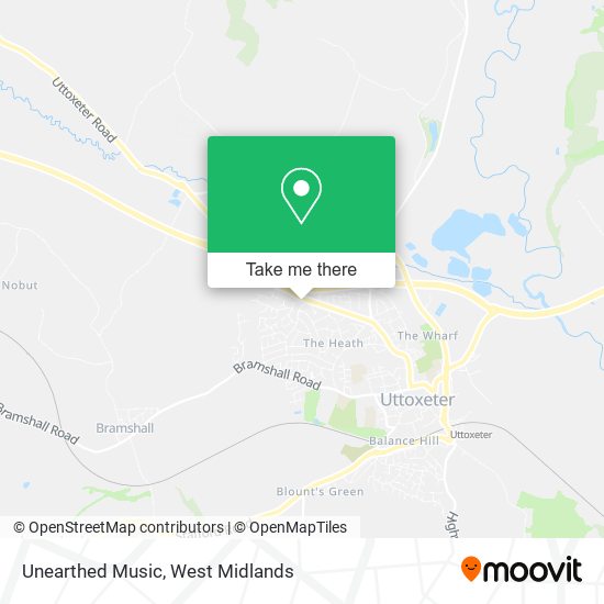 Unearthed Music map