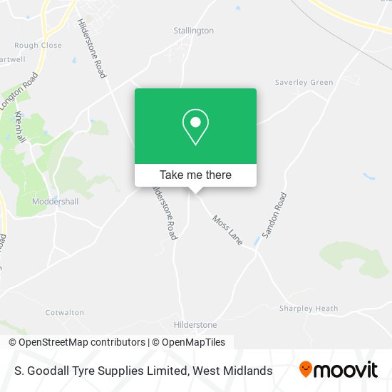 S. Goodall Tyre Supplies Limited map