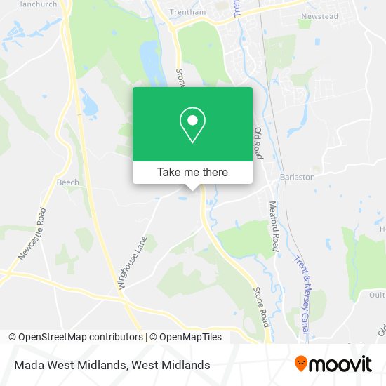 Mada West Midlands map
