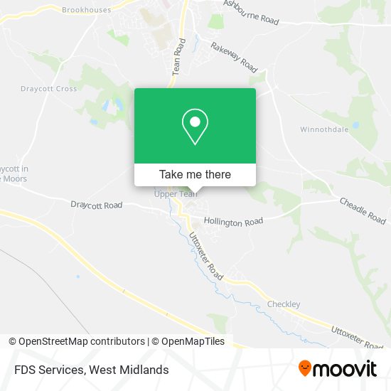 FDS Services map