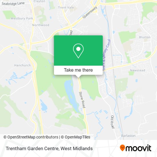 Trentham Garden Centre map