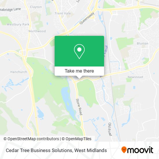 Cedar Tree Business Solutions map