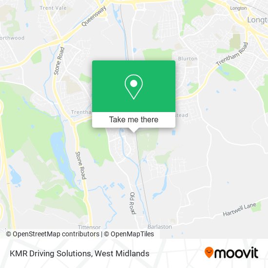 KMR Driving Solutions map