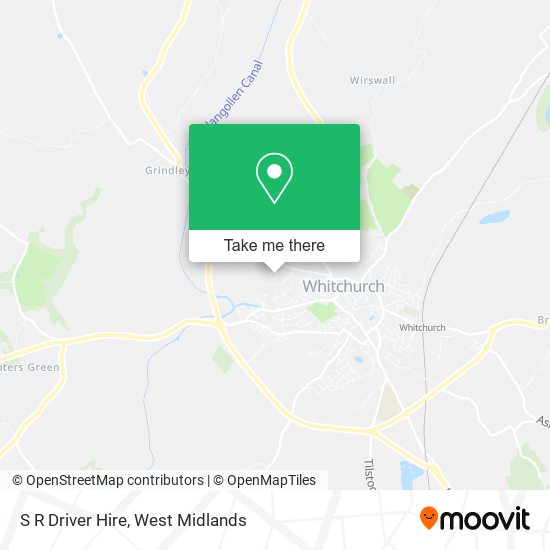 S R Driver Hire map