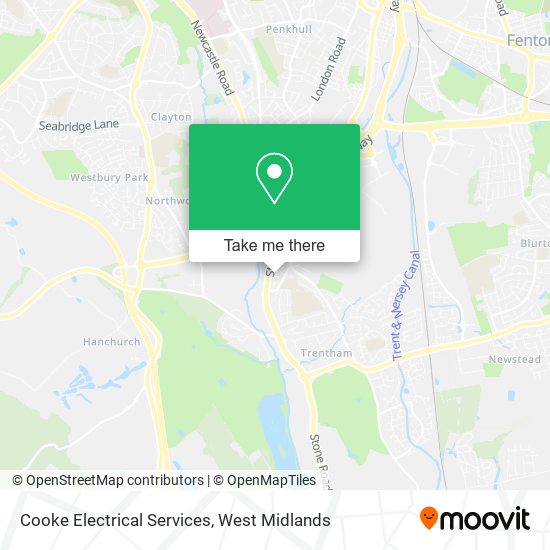 Cooke Electrical Services map