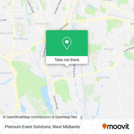 Platinum Event Solutions map