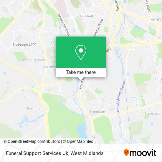 Funeral Support Services Uk map