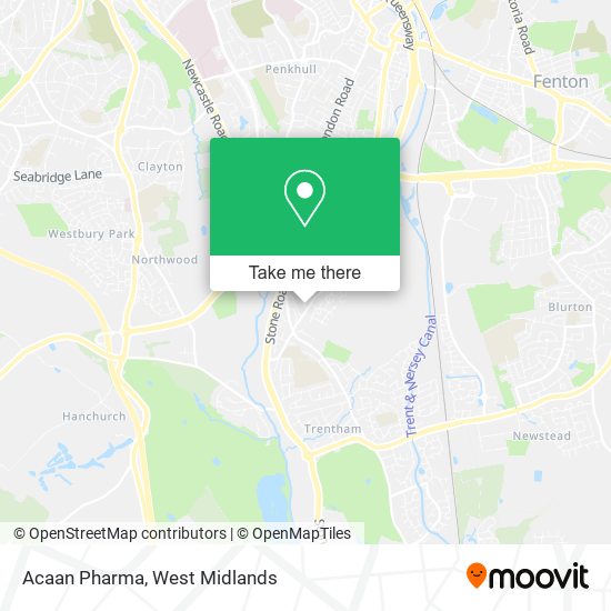 Acaan Pharma map