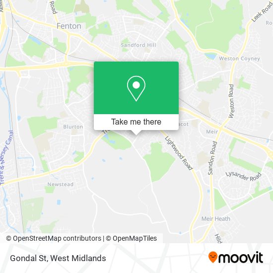Gondal St map