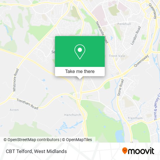 CBT Telford map
