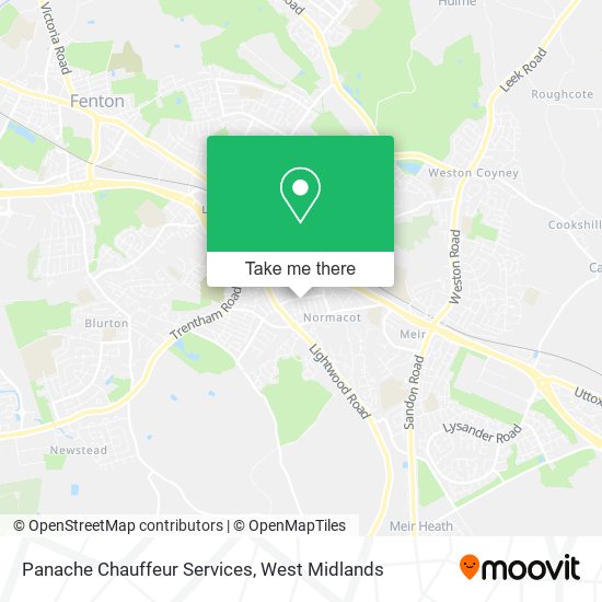 Panache Chauffeur Services map