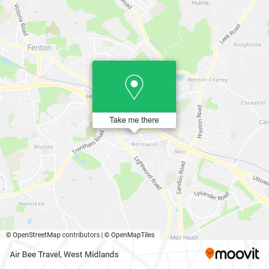 Air Bee Travel map