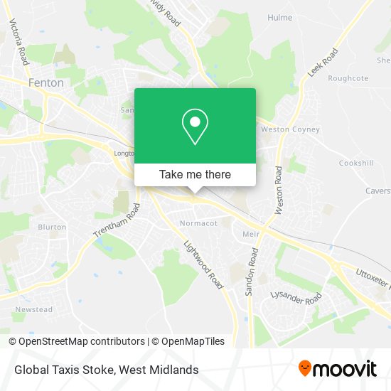 Global Taxis Stoke map