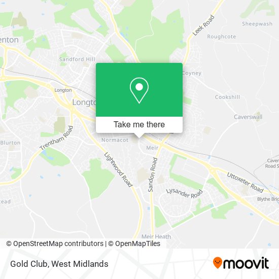 Gold Club map