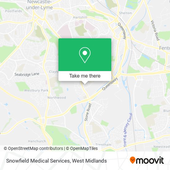 Snowfield Medical Services map