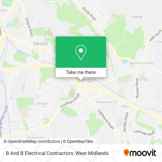 B And B Electrical Contractors map