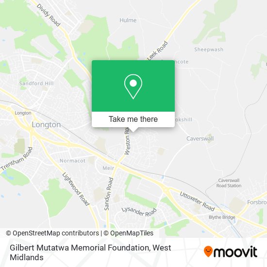 Gilbert Mutatwa Memorial Foundation map