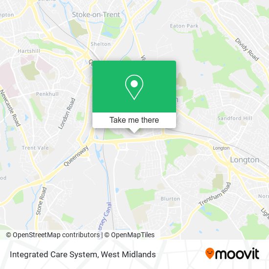 Integrated Care System map
