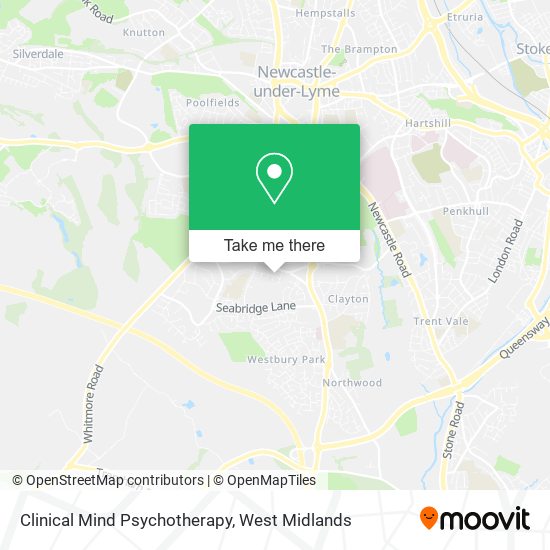 Clinical Mind Psychotherapy map