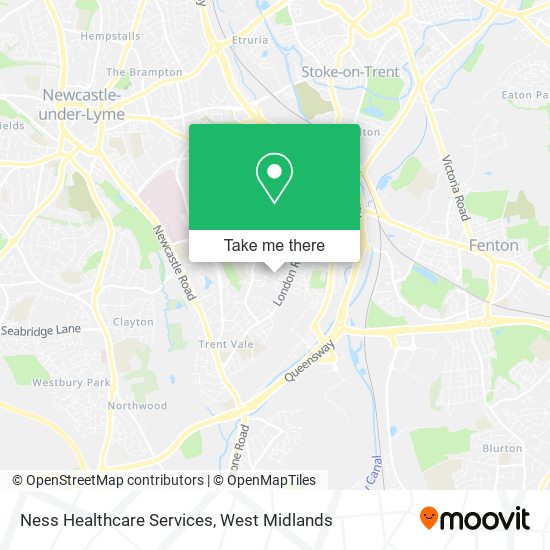 Ness Healthcare Services map