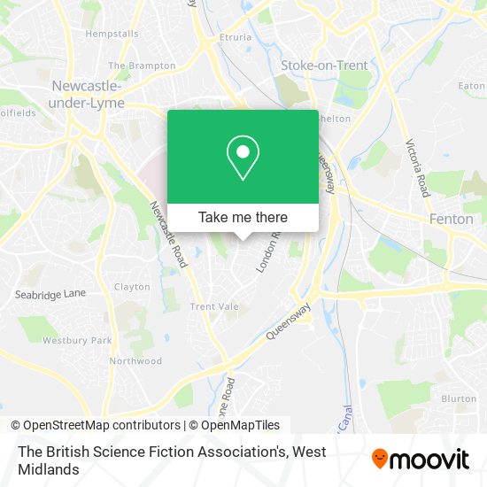 The British Science Fiction Association's map