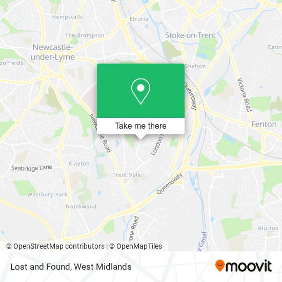Lost and Found map