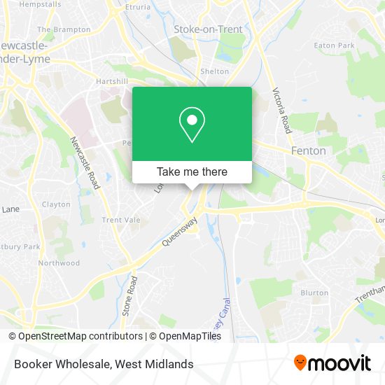 Booker Wholesale map