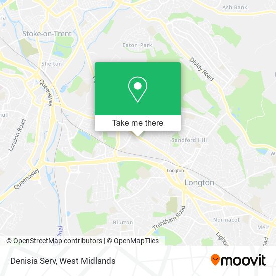 Denisia Serv map