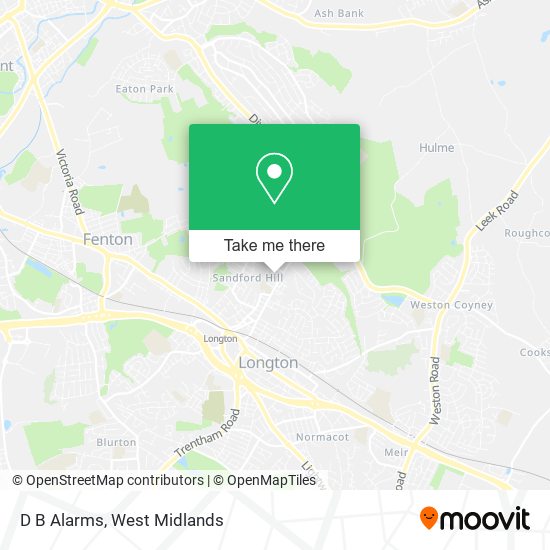 D B Alarms map