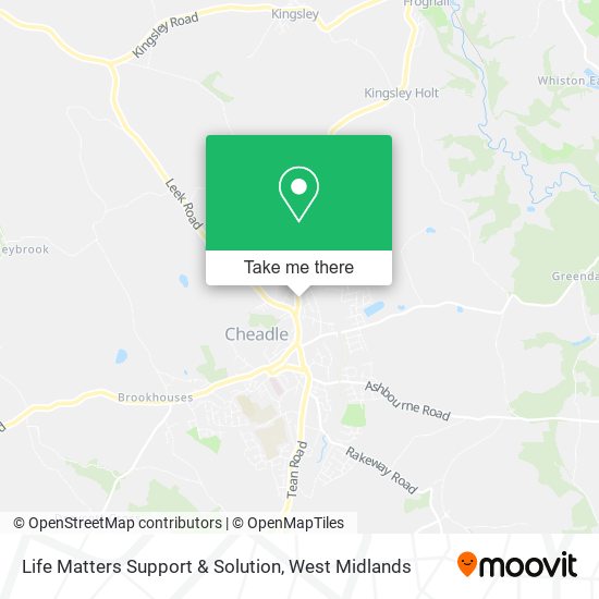 Life Matters Support & Solution map