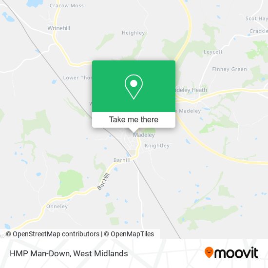 HMP Man-Down map