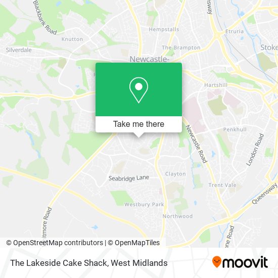 The Lakeside Cake Shack map