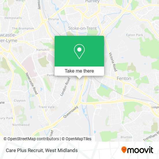 Care Plus Recruit map