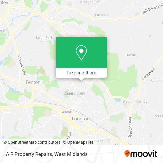 A R Property Repairs map