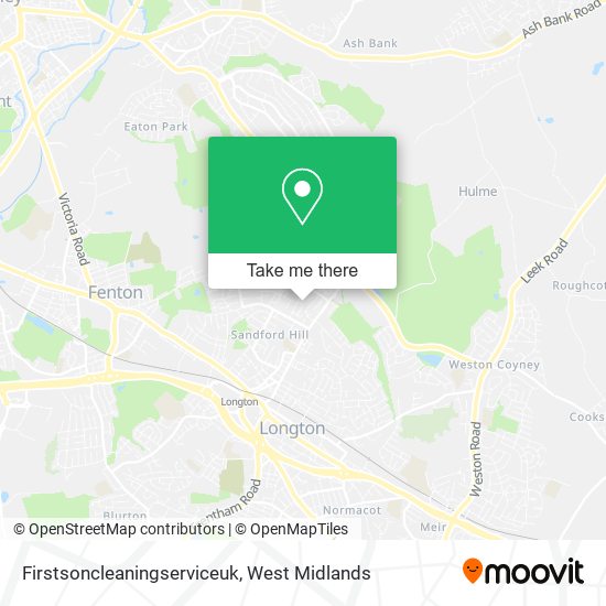 Firstsoncleaningserviceuk map