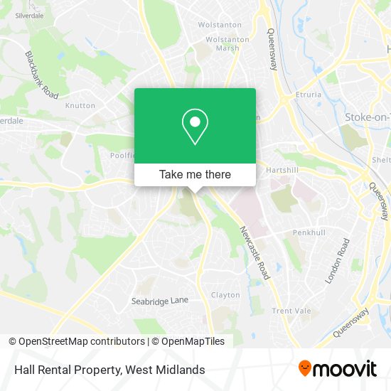Hall Rental Property map