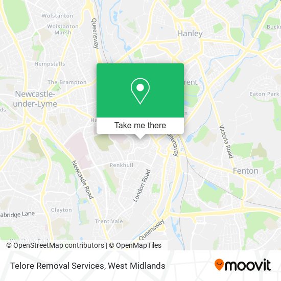 Telore Removal Services map
