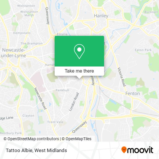Tattoo Albie map