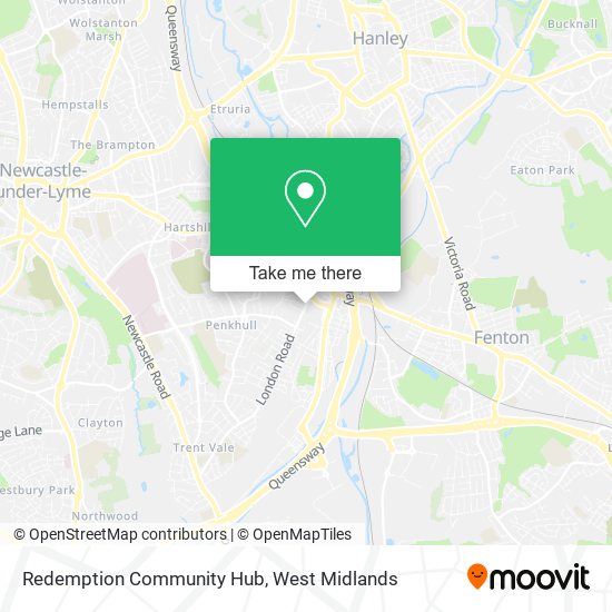 Redemption Community Hub map