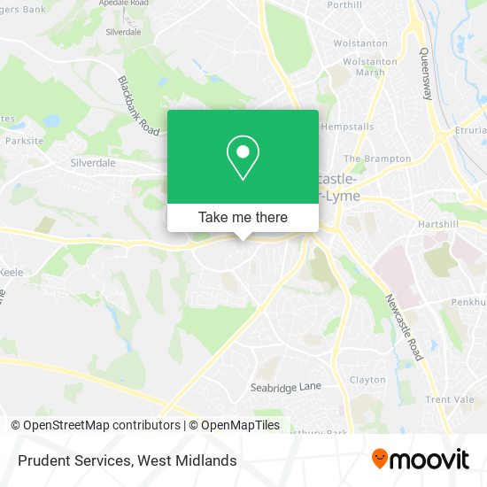 Prudent Services map