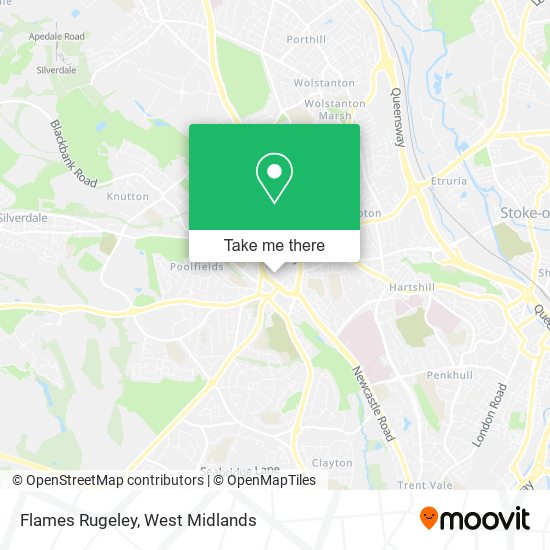 Flames Rugeley map
